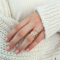 Tiny Name Ring - Minimalist Ring - deli ring