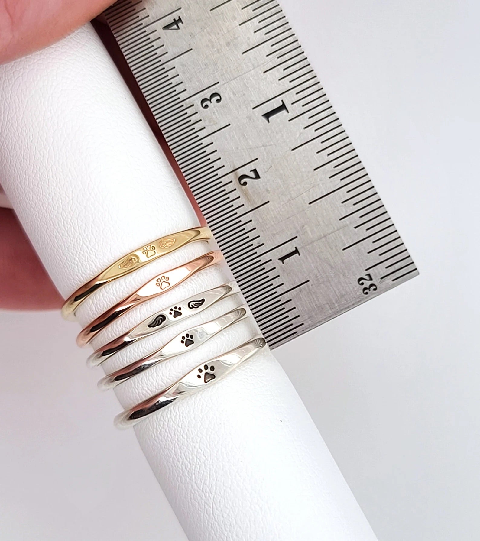 Tiny Name Ring - Minimalist Ring - deli ring