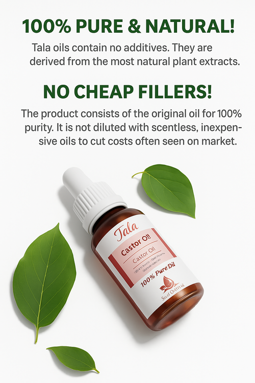 Castor Oil 100 Percent Pure and Natural Cold Pressed 20 Ml